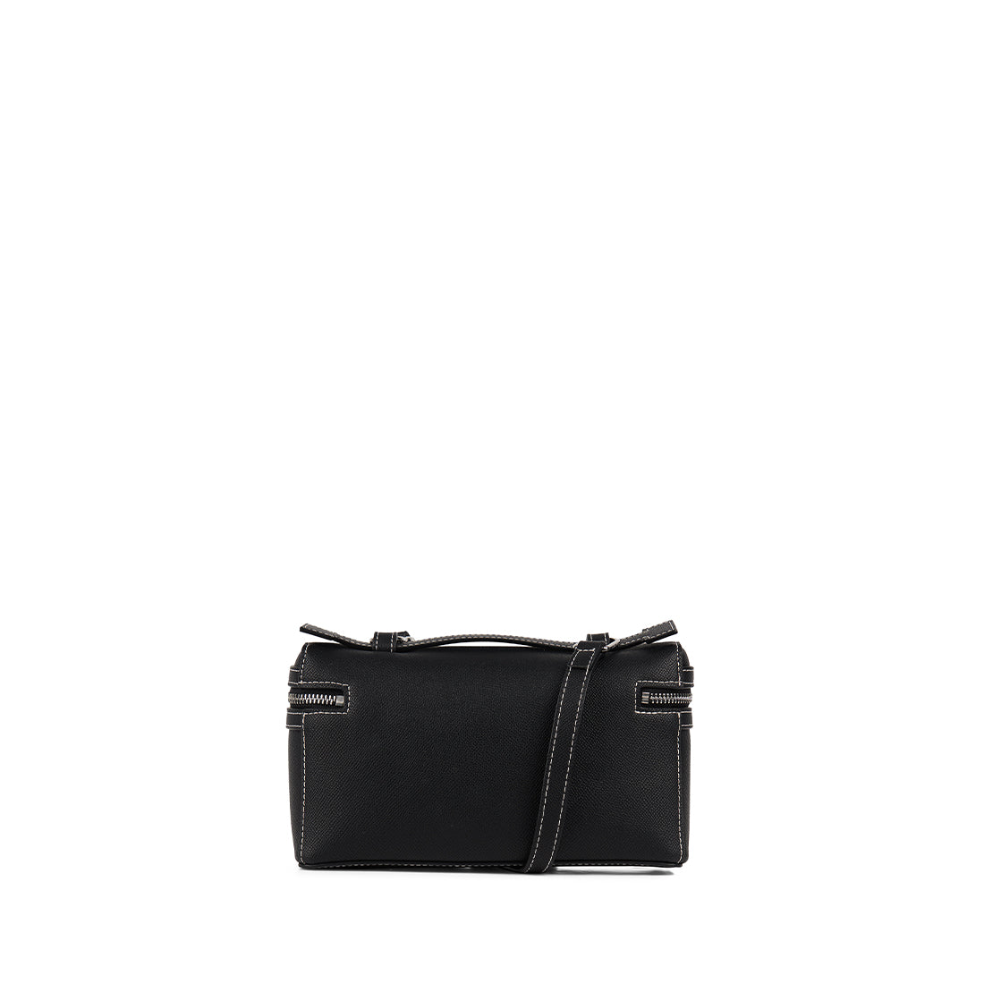 The Elane – 2-in-1 Black Vegan Leather Handbag