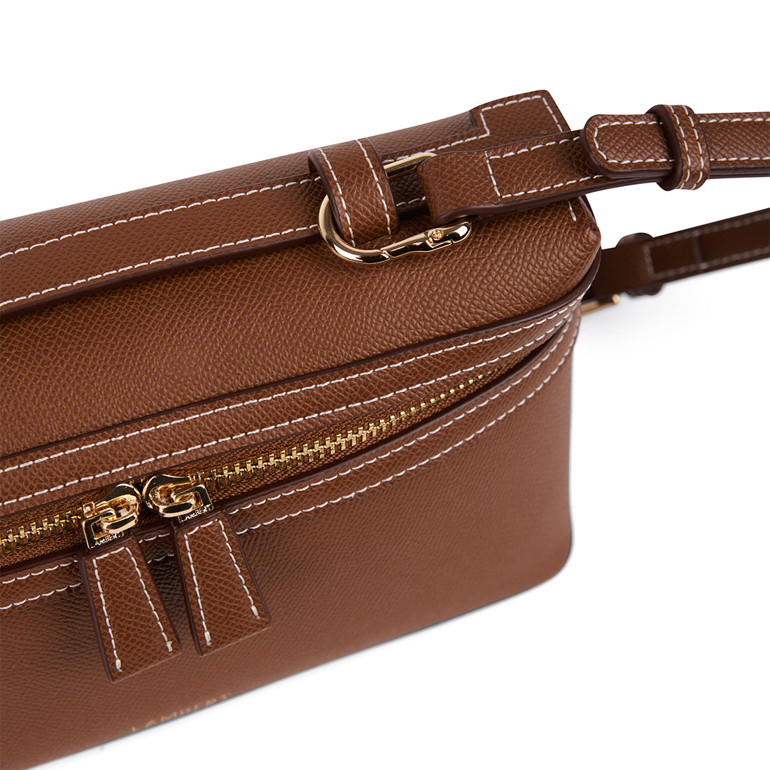 The Elane – 2-in-1 Hazelnut Vegan Leather Handbag
