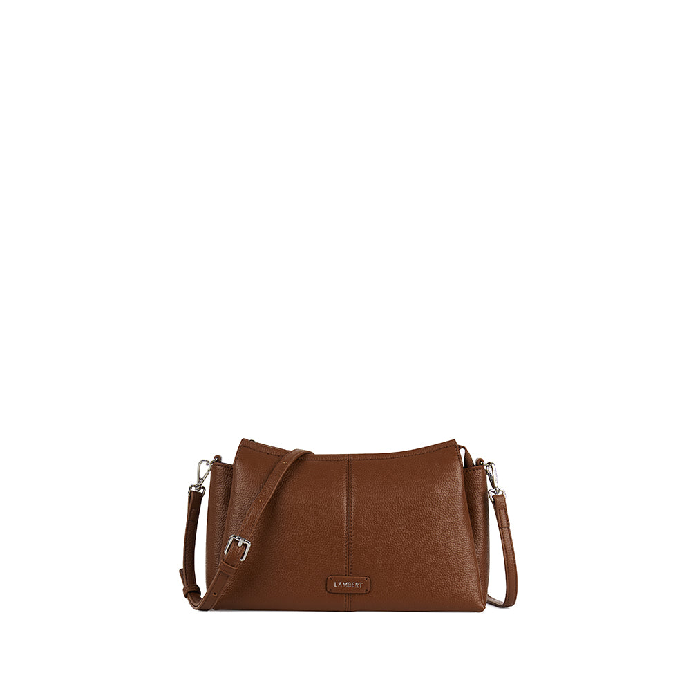 The Eleanor - Hazelnut Vegan Leather Crossbody Bag