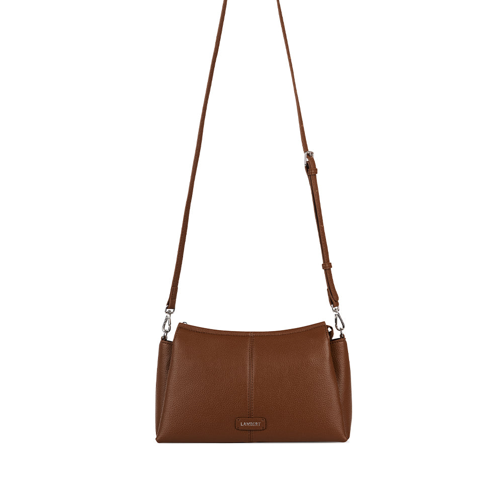 The Eleanor - Hazelnut Vegan Leather Crossbody Bag – Lambert