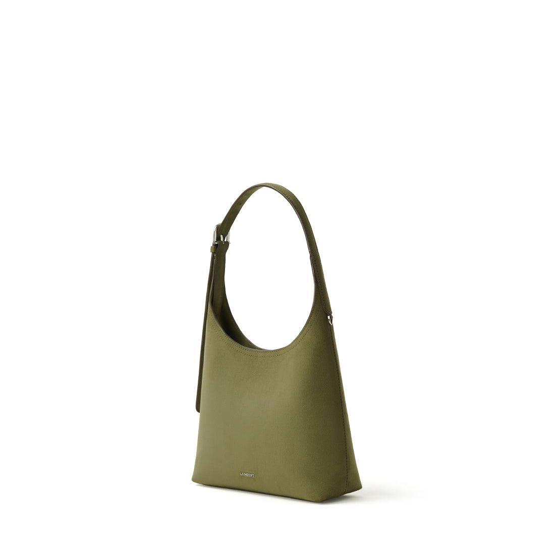 The Elena - Moss Vegan Suede Shoulder Bag