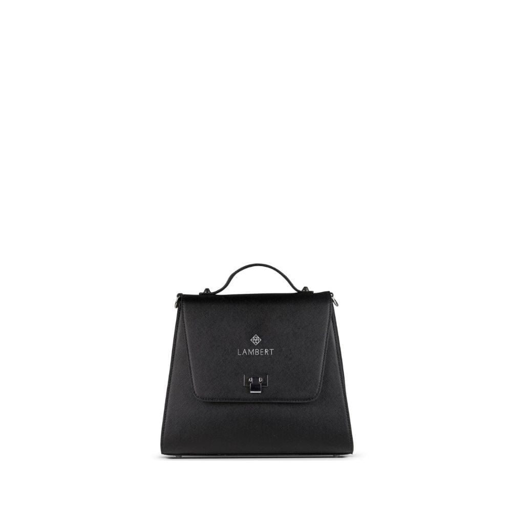 The Elie - 3-in-1 Black Vegan Leather Handbag