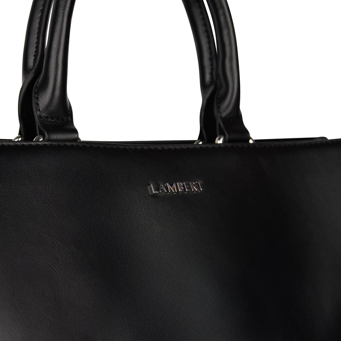 The Eloise – 2-in-1 Vegan Leather Tote Bag in Black