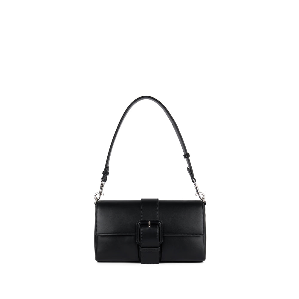 ◆LEE◆ Vegan Leather Long Strap Bag Black Lee Tote Purses for Women Vegan Leather Crossbody Top Handle