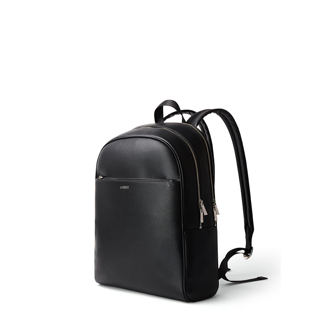 The Emerson -  Black Vegan Leather Backpack