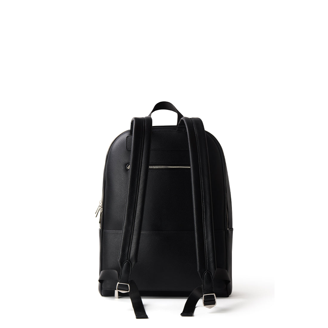 The Emerson -  Black Vegan Leather Backpack