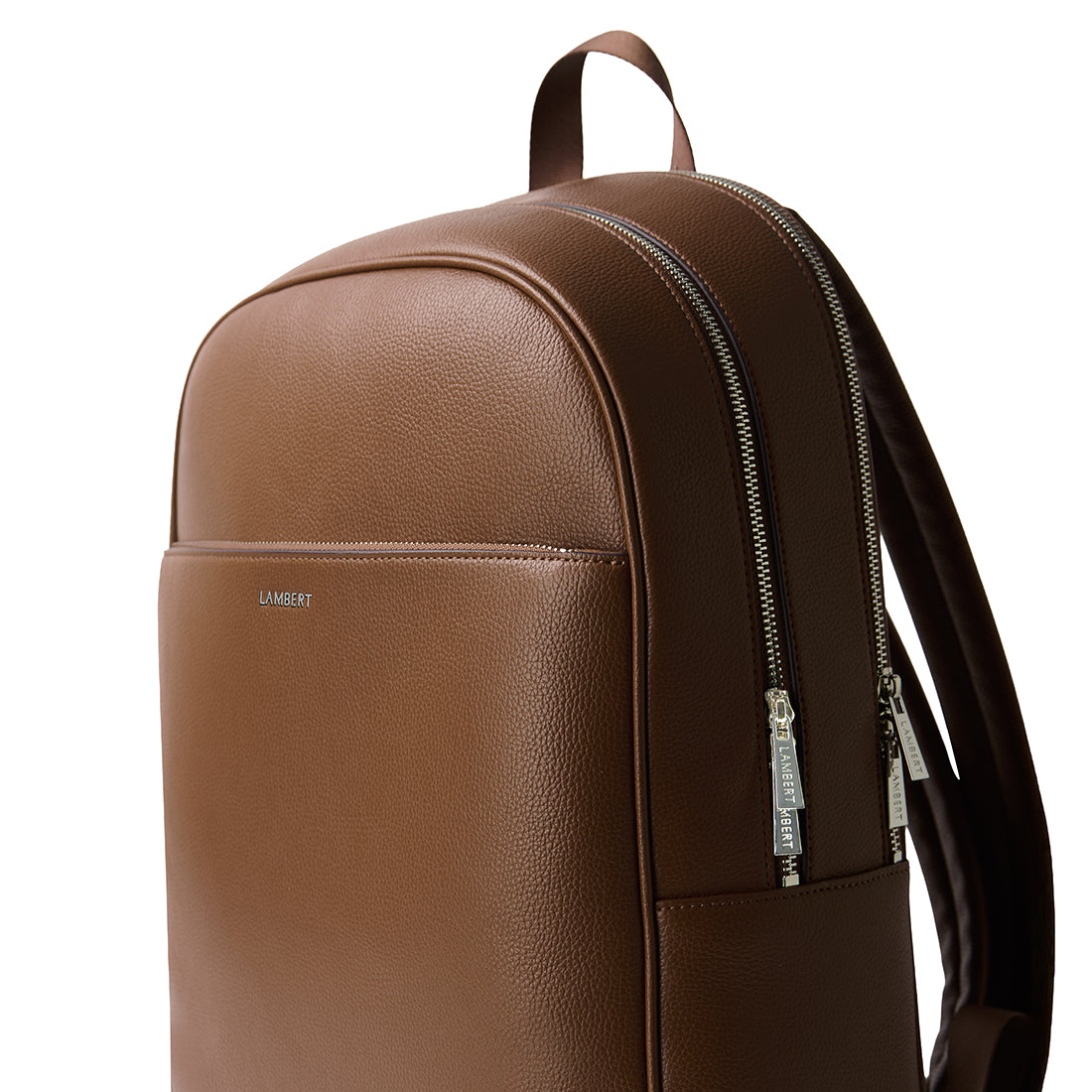 The Emerson - Hazelnut Vegan Leather Backpack – Lambert Design US LLC