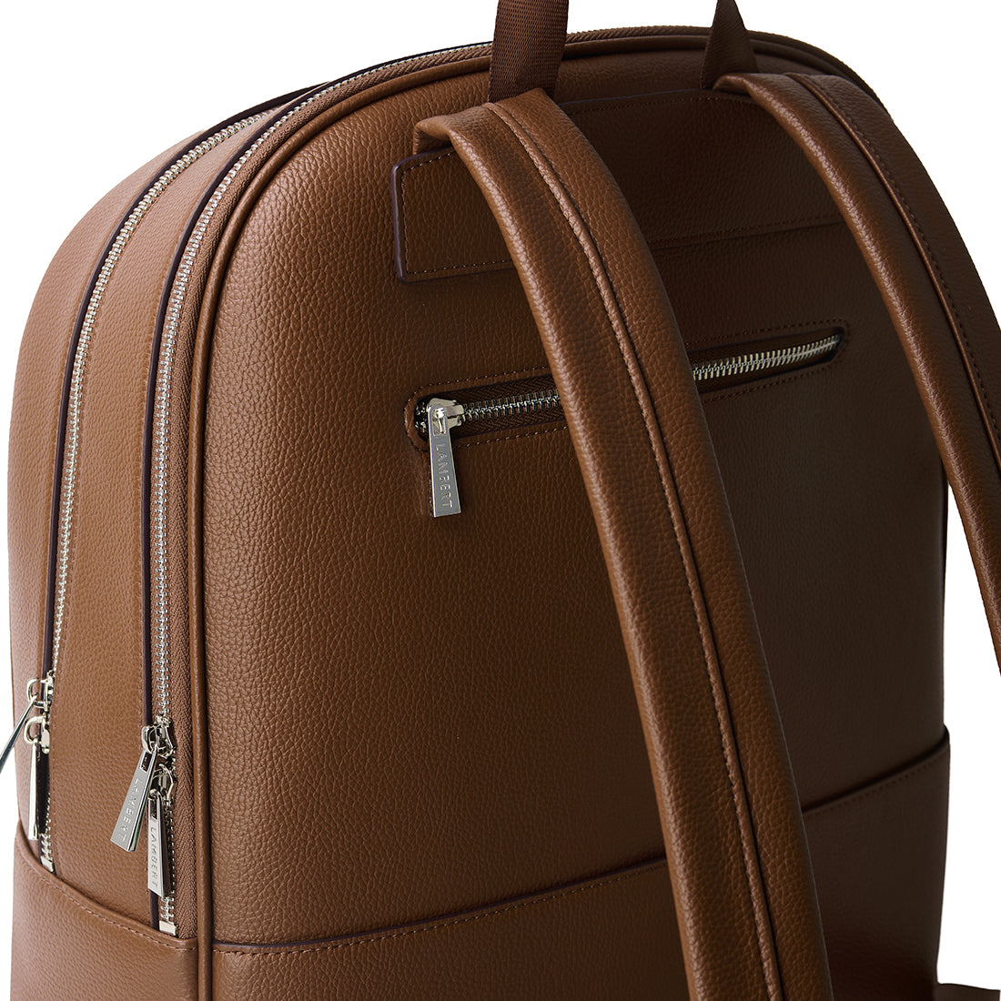 The Emerson - Hazelnut Vegan Leather Backpack – Lambert Design US LLC