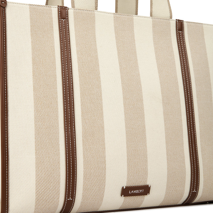 The Erica - Hazelnut Canvas Tote Bag