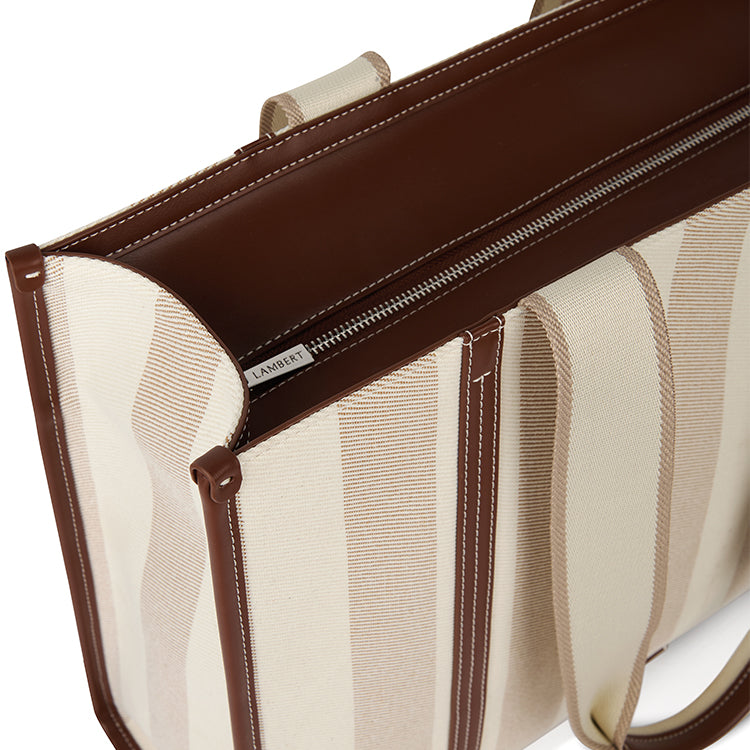The Erica - Hazelnut Canvas Tote Bag