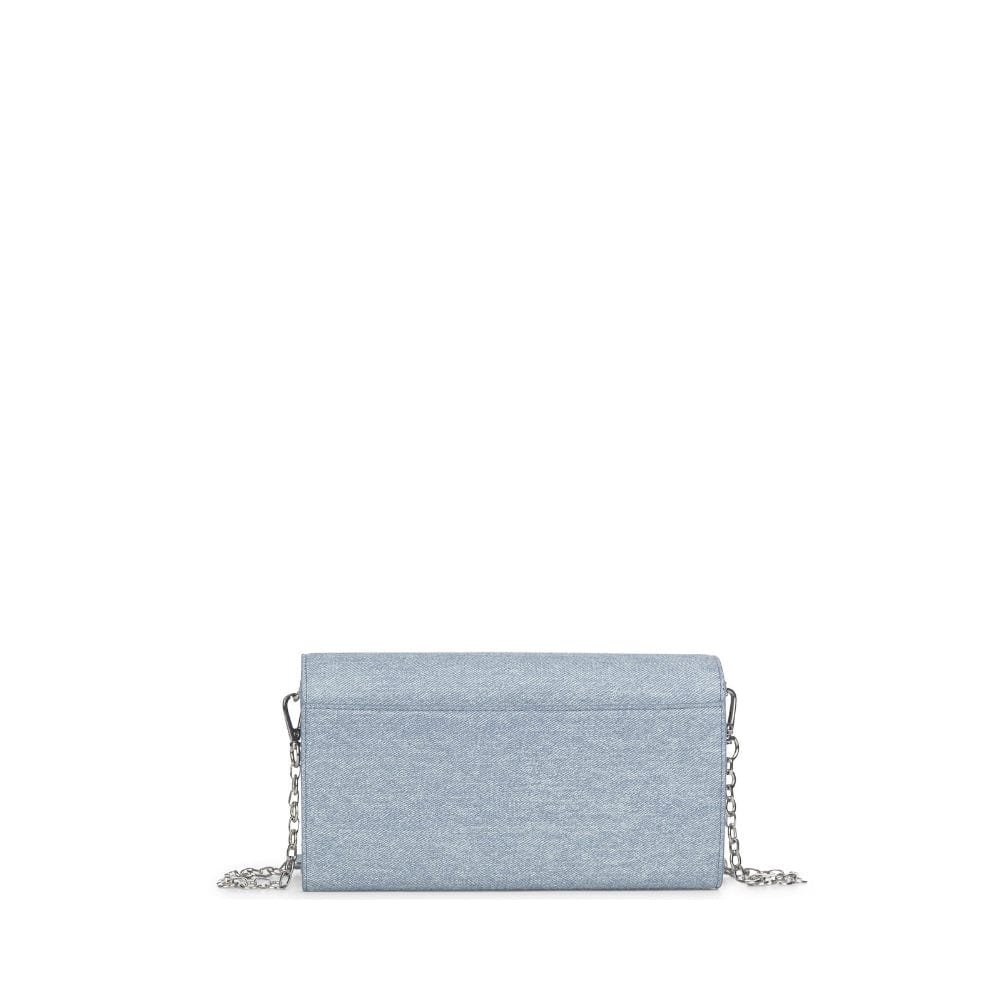 The Felicia - Light denim vegan leather handbag