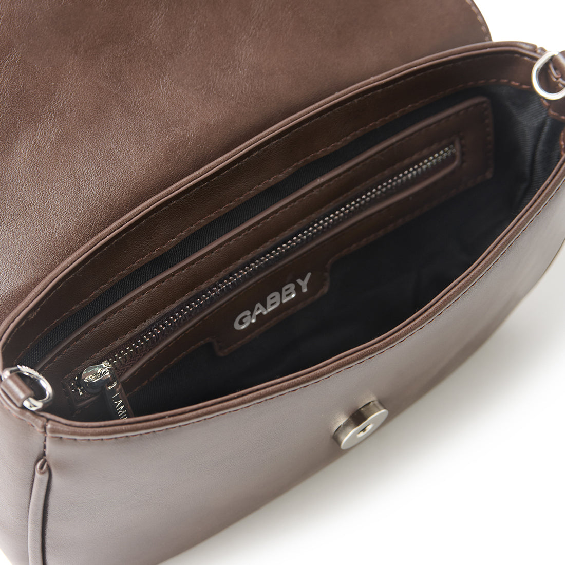 The Gabby - 2-in-1 Espresso Vegan Leather Handbag