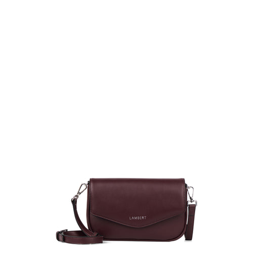 The Gabby - 2-in-1 Mahogany Vegan Leather Handbag