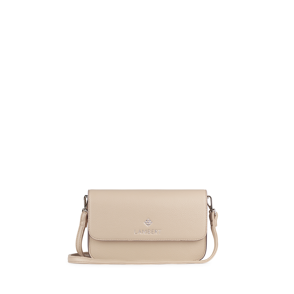 The Gabrielle - 3-in-1 vegan leather handbag in almond