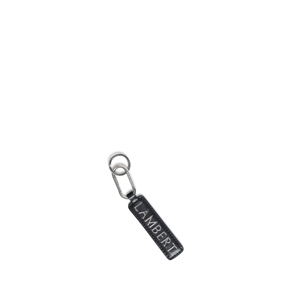 The Gem - Black Vegan Leather Keychain