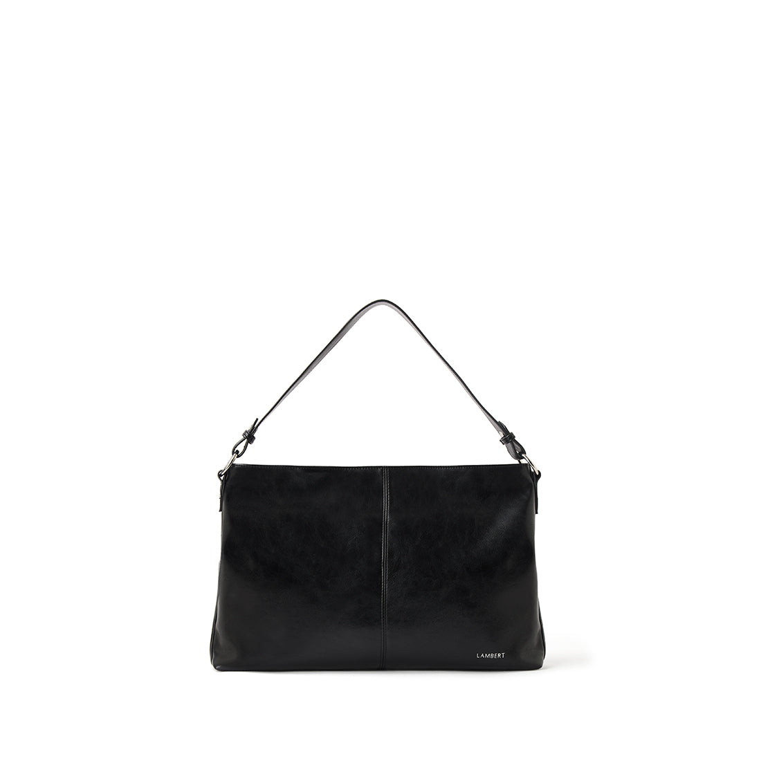 The Gianna – 2-in-1 Black Vegan Leather Shoulder Bag