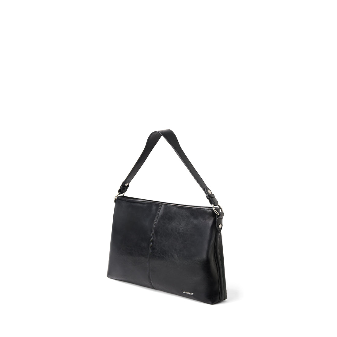 The Gianna – 2-in-1 Black Vegan Leather Shoulder Bag