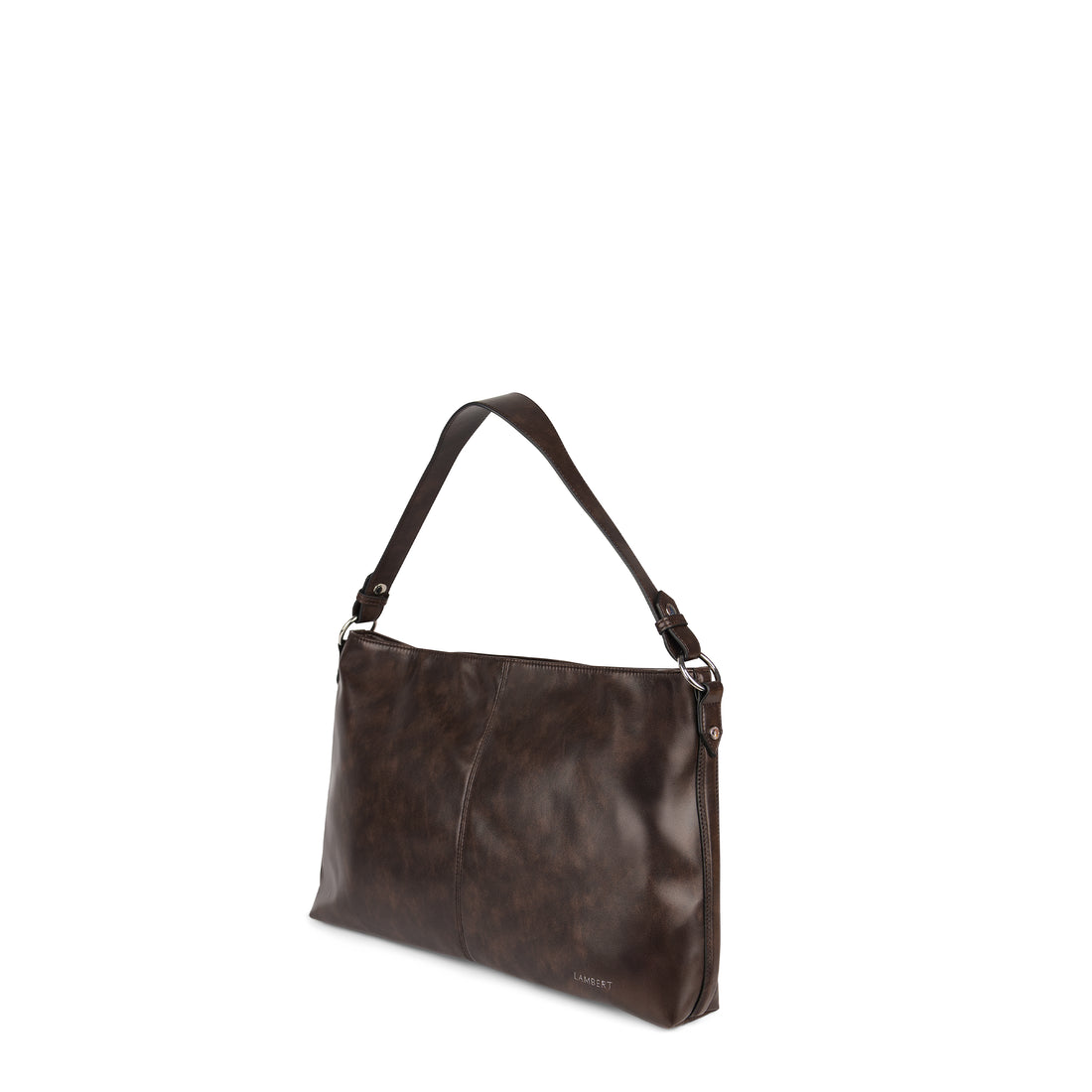 The Gianna – 2-in-1 Espresso Vegan Leather Shoulder Bag