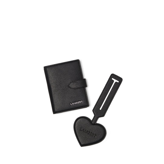 The Soho – Black Travel Gift Set Black