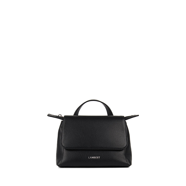The Ginny – 2-in-1 Black Vegan Leather Crossbody Bag