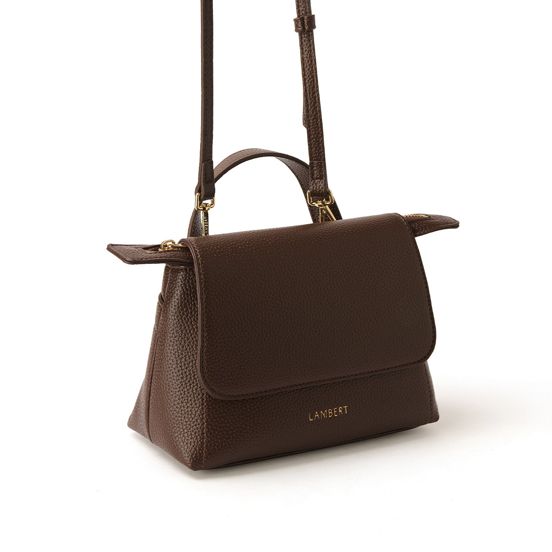The Ginny - 2 in 1 Chocolate Crossbody Handbag