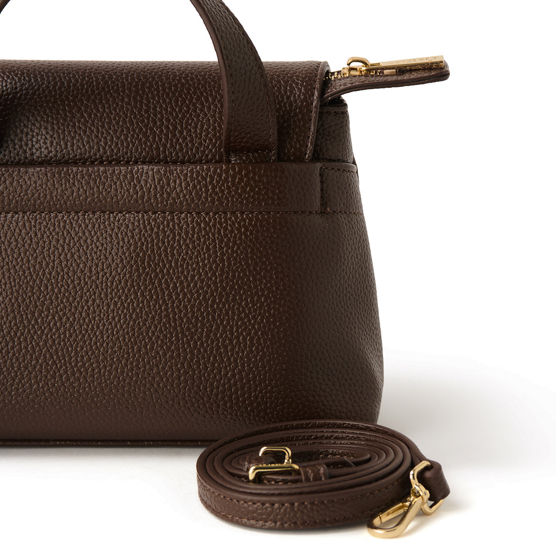 The Ginny - 2 in 1 Chocolate Crossbody Handbag