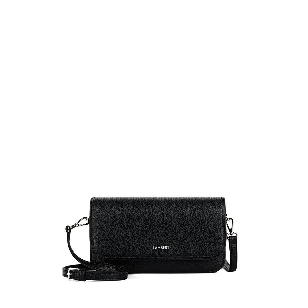 The Grace - 3-in-1 Black Vegan Leather Crossbody Bag