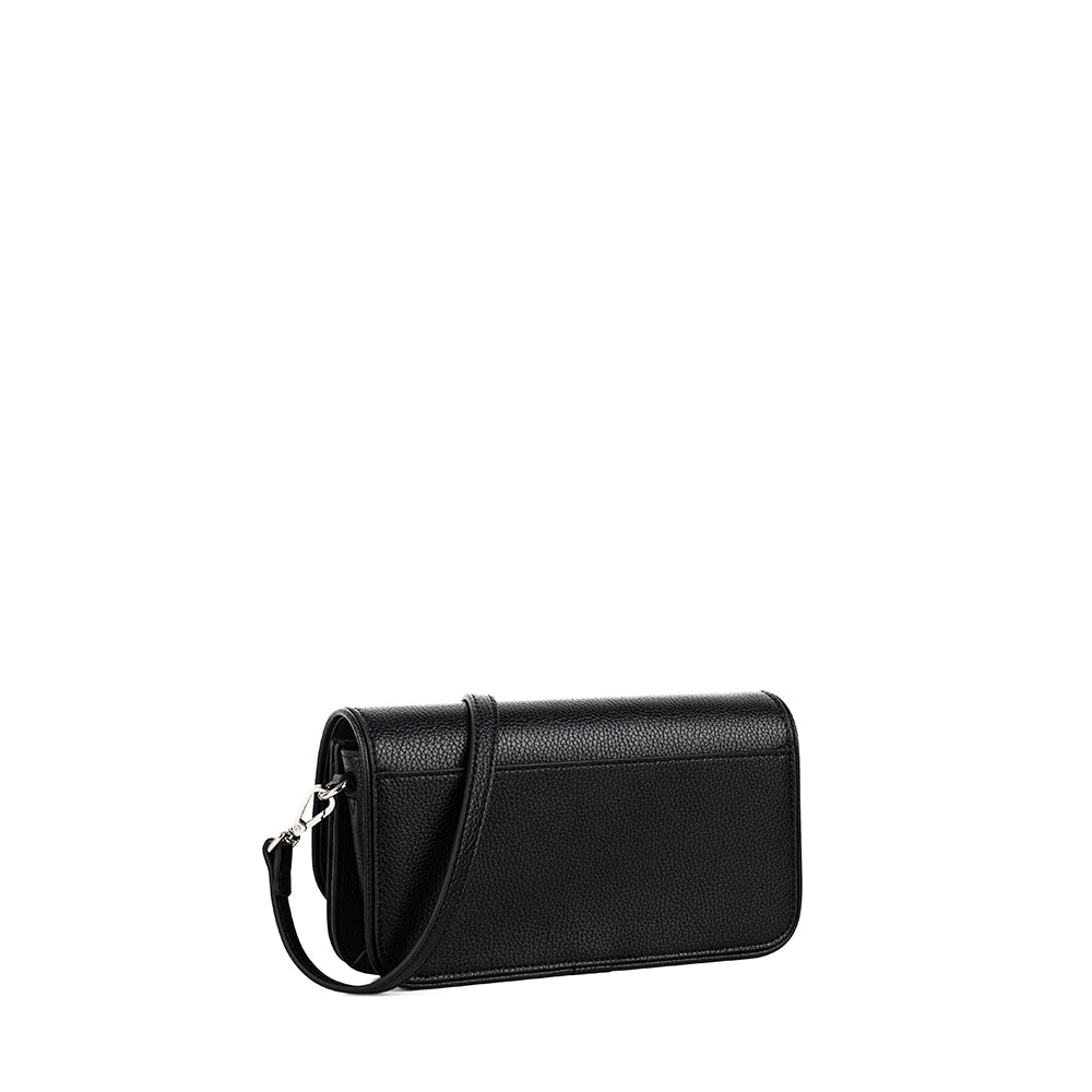 The Grace - 3-in-1 Black Vegan Leather Crossbody Bag