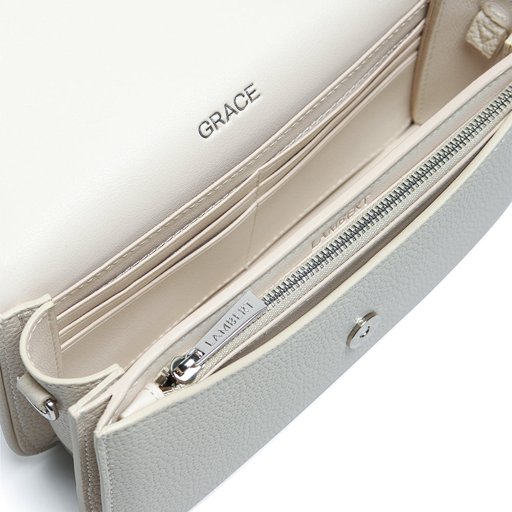 The Grace - 3-in-1 Porcelain Vegan Leather Crossbody Bag