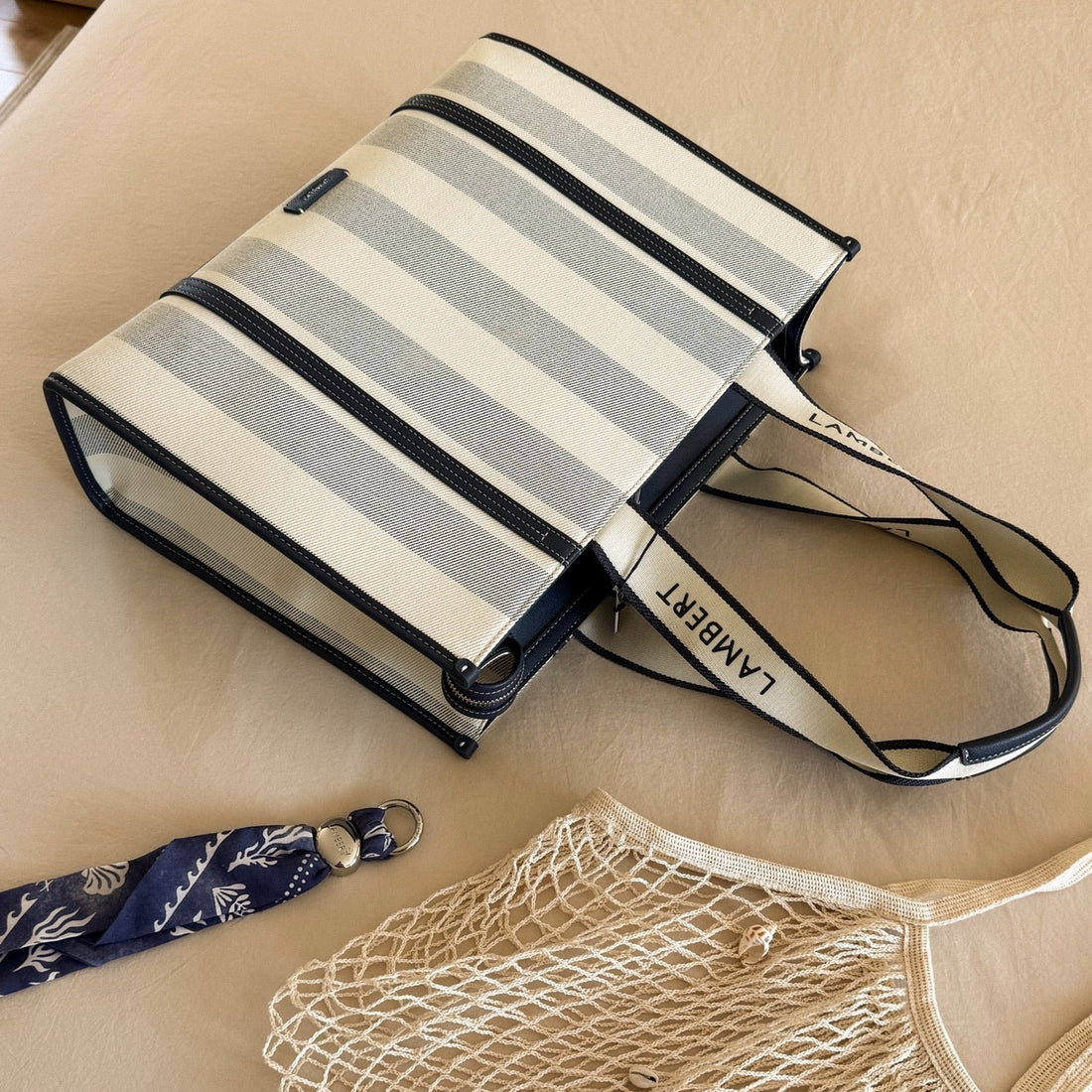 The Erica - Marine Canvas Tote Bag