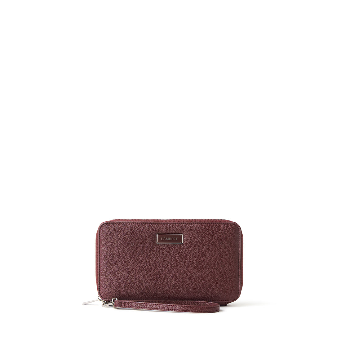 The Ines - Cassis Vegan Leather Family Passport Holder