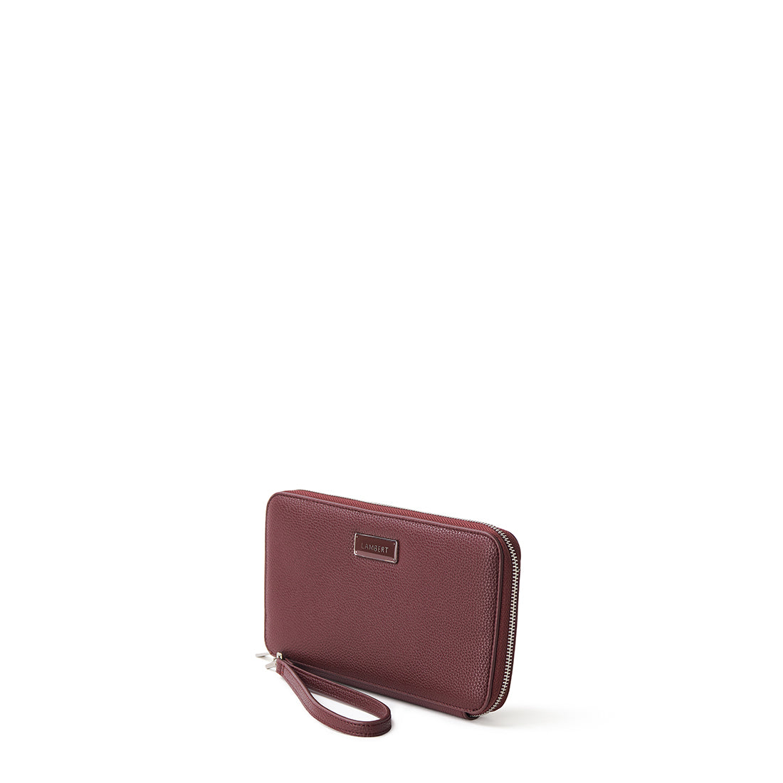 The Ines - Cassis Vegan Leather Family Passport Holder