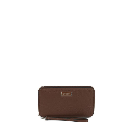 Ines – Chocolate Vegan Leather Family Passport Holder