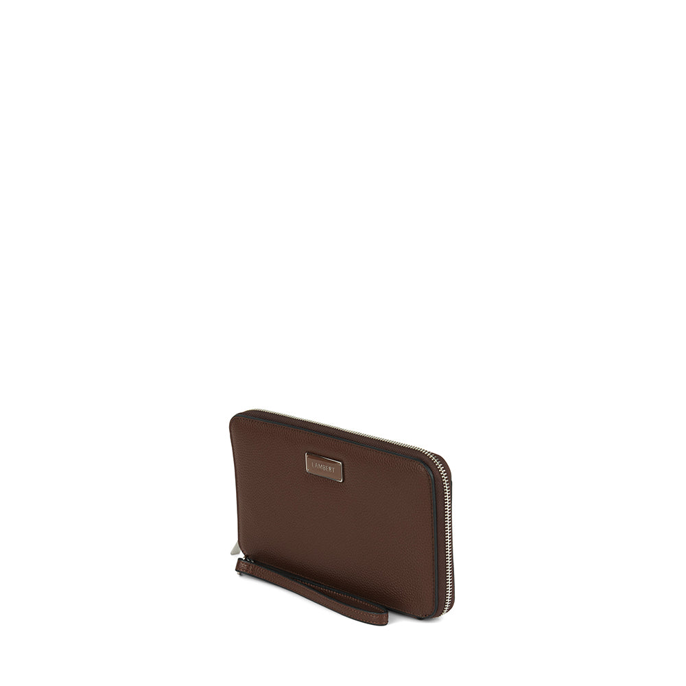 Ines – Chocolate Vegan Leather Family Passport Holder