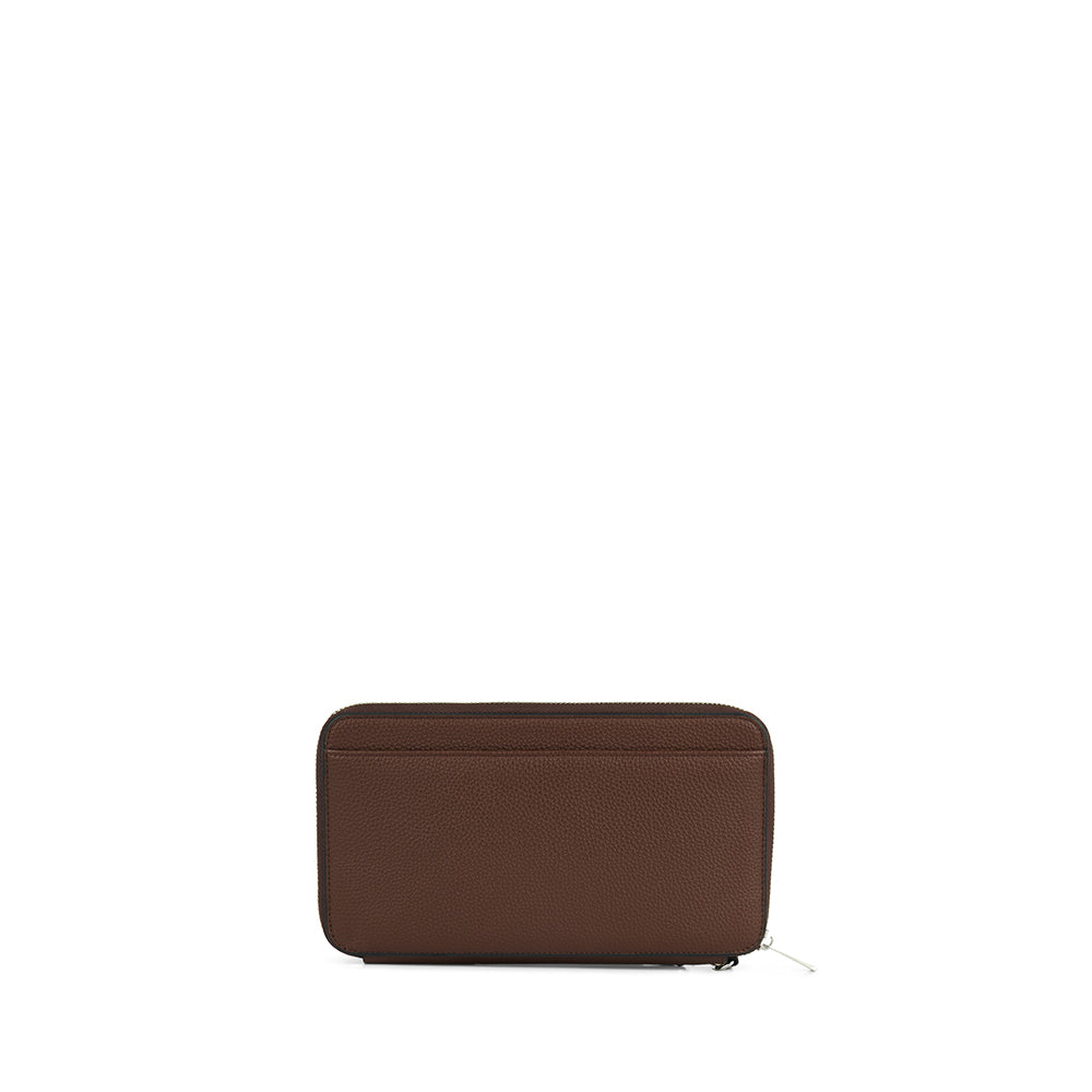 Ines – Chocolate Vegan Leather Family Passport Holder