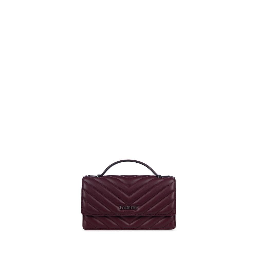 The Jamie - 2-in-1 Deep Orchid Vegan Leather Handbag