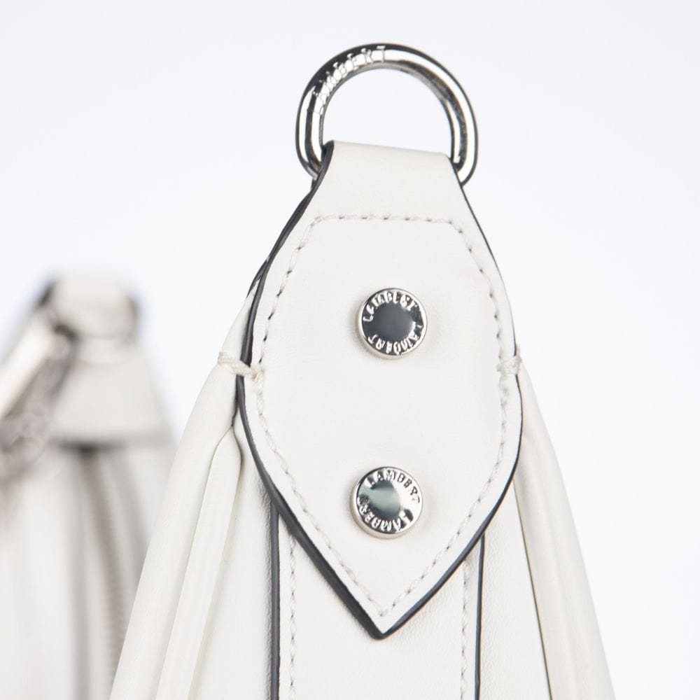 The Jenny - Pearl Vegan Leather Hobo Handbag