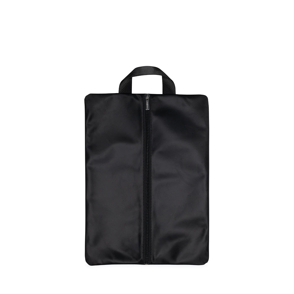 Jett - Black Recycled Nylon Shoe Bag