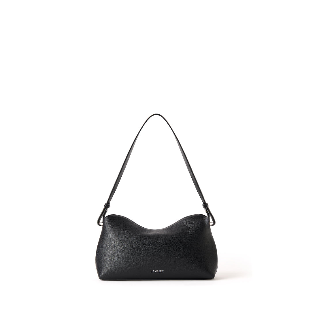 The Joelle - 2 in 1 Black Vegan Leather Shoulder Bag
