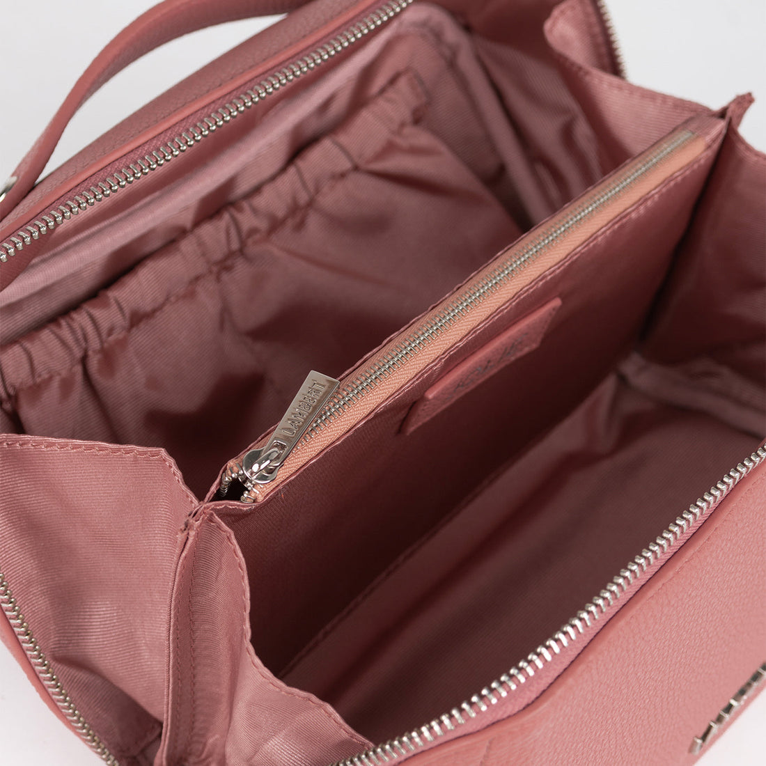 The Jolie - Petal Vegan Leather Makeup Bag