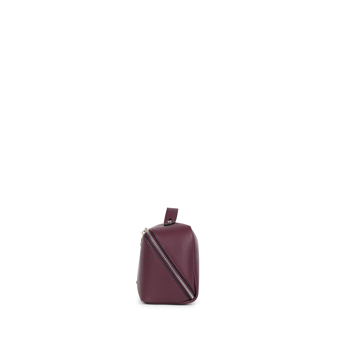 The Jolie - Cabernet Vegan Leather Makeup Bag