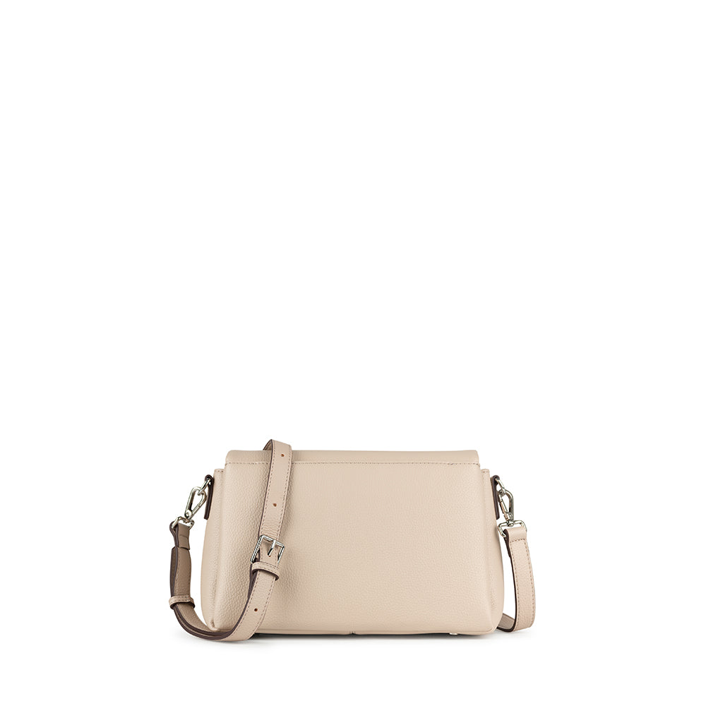 The Judy - Almond Vegan Leather Crossbody Handbag