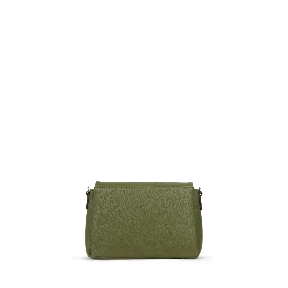 The Judy - Olive Vegan Leather Crossbody Handbag