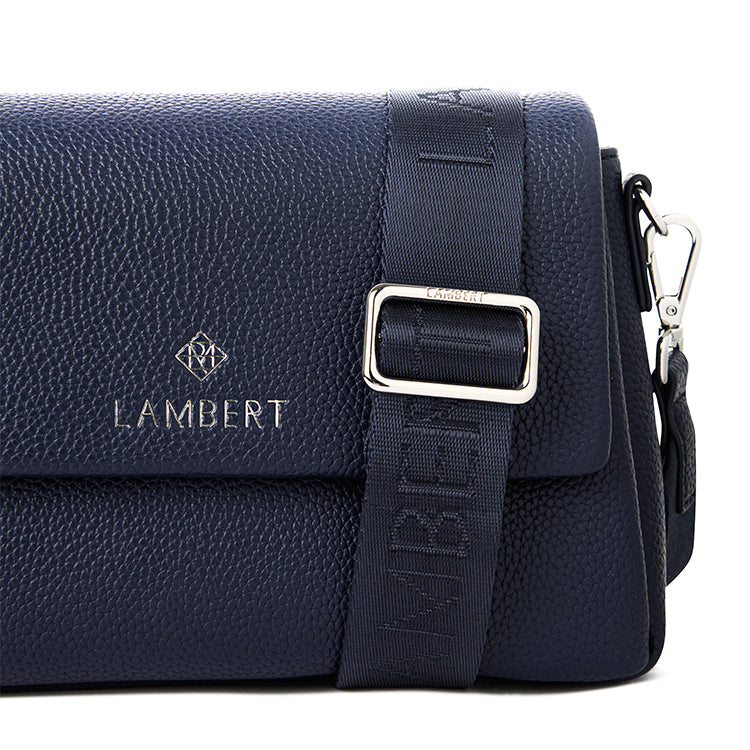 The Judy – Marine Vegan Leather Crossbody Bag