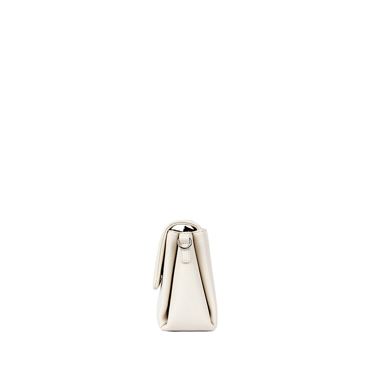 The Judy – Porcelain Vegan Leather Crossbody Bag