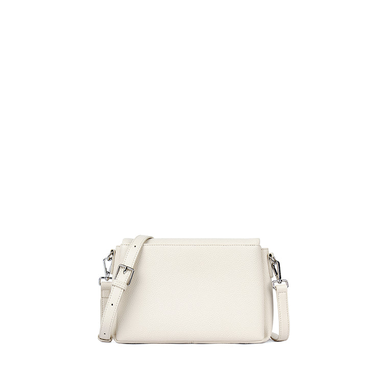 The Judy – Porcelain Vegan Leather Crossbody Bag