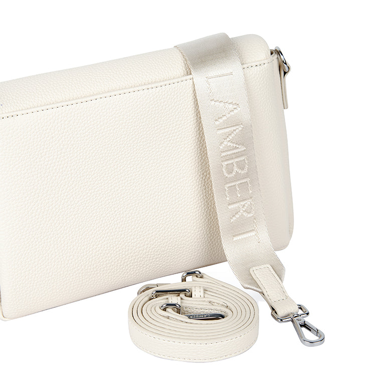The Judy – Porcelain Vegan Leather Crossbody Bag