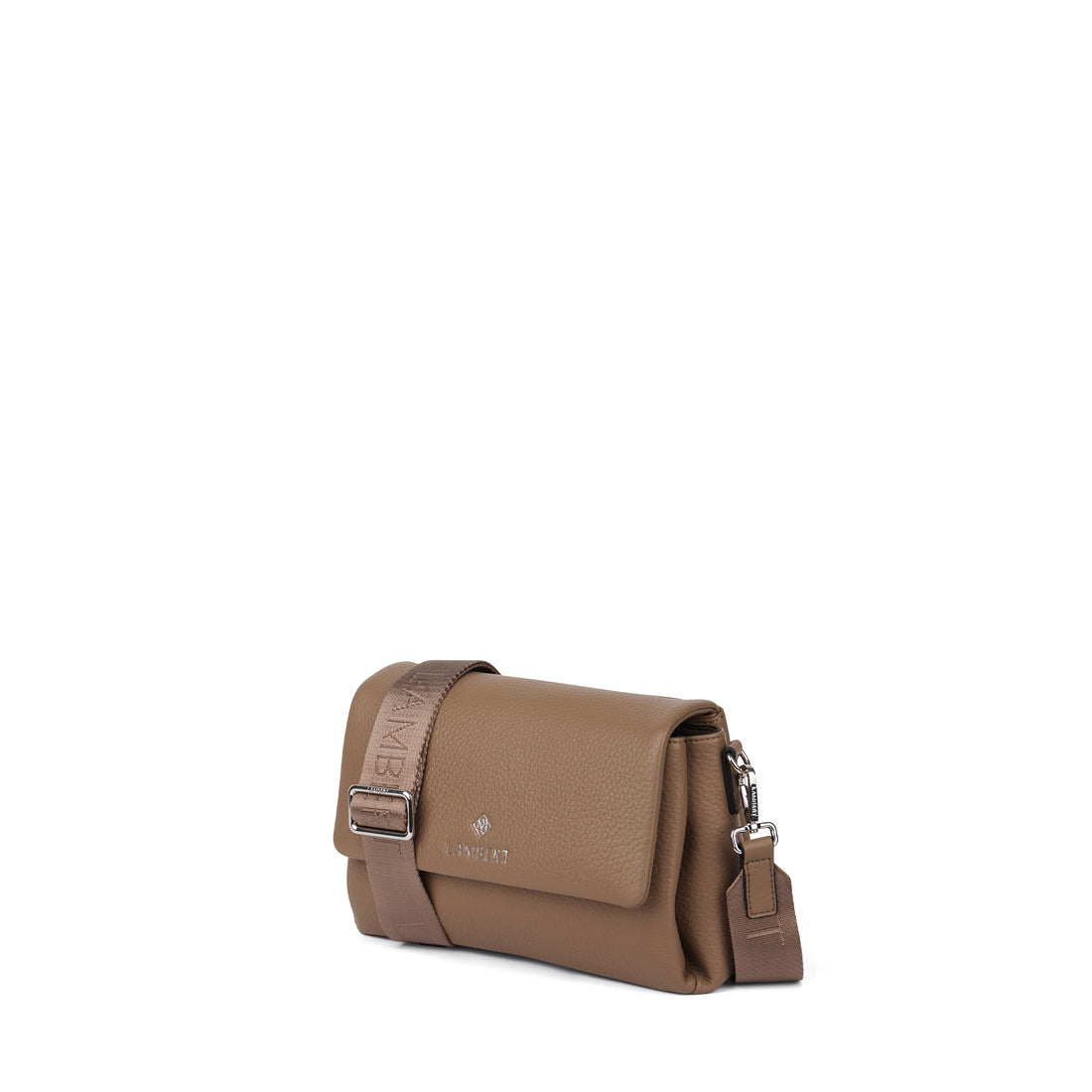 The Judy - Taupe Vegan Leather Crossbody Handbag