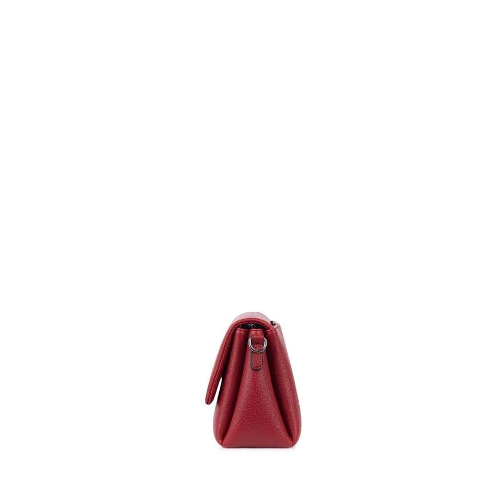 The Judy - Red Vegan Leather Crossbody Handbag