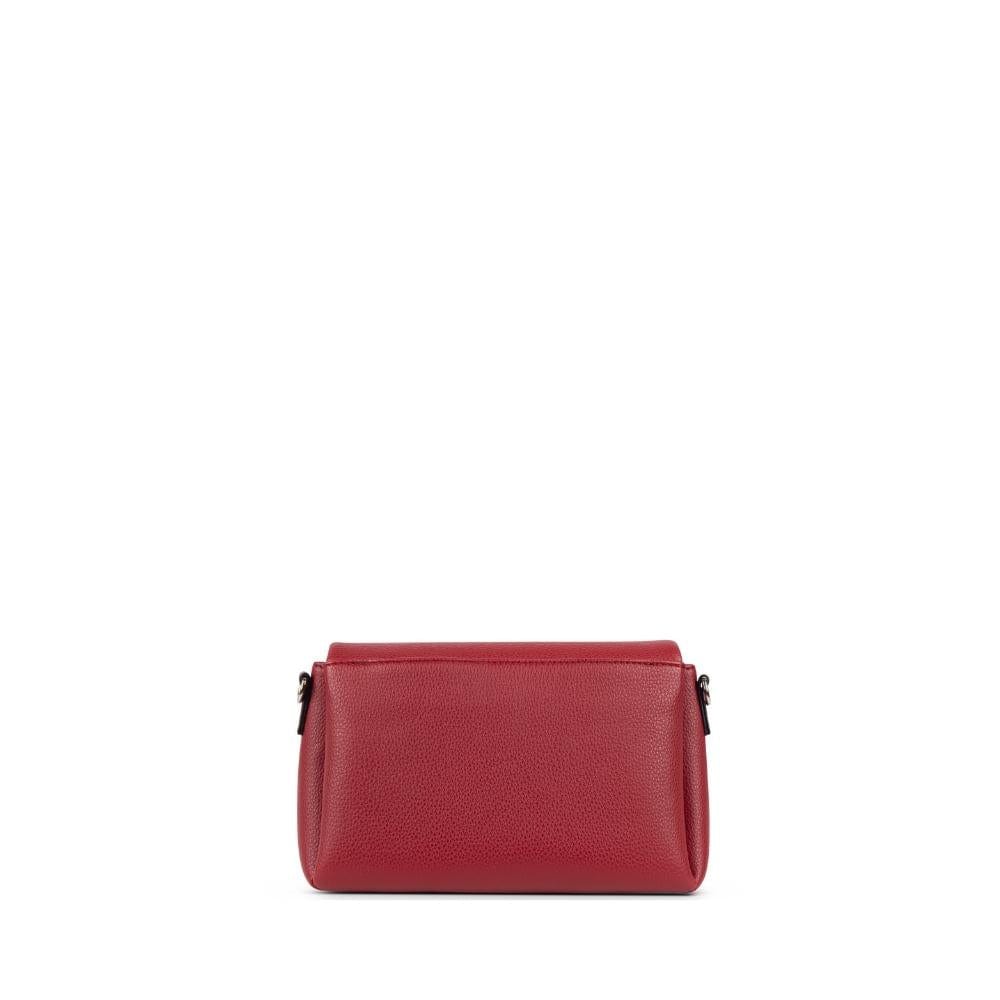 The Judy - Red Vegan Leather Crossbody Handbag